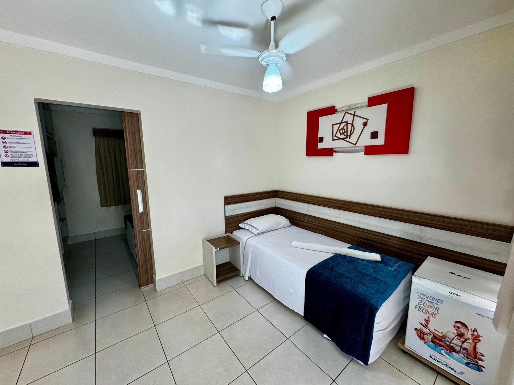 Di Roma Lacqua Caldas Novas Park 24H, Com Roupas De Cama E Banho Room photo